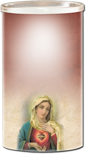 Immaculate Heart of Mary Standard Candle Labels