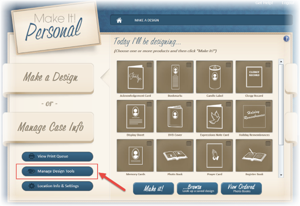 6. Manage Design Tools