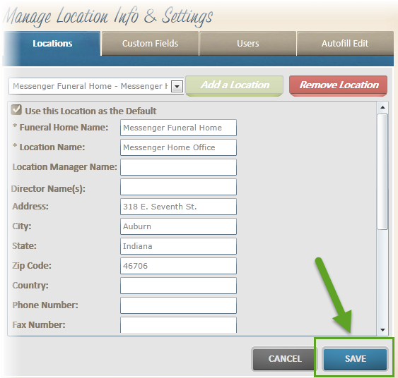 Locations&Users Step 4 Locations and Users Step 5