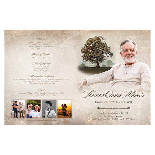 Family Tree Signature Oversized Program