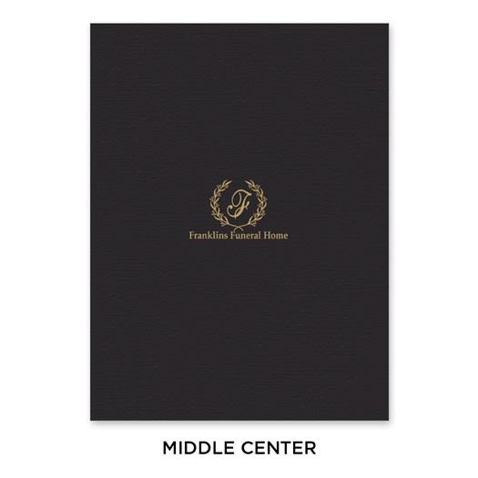 presentation folder black