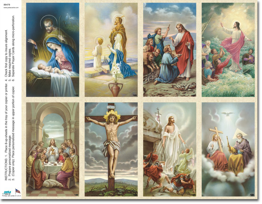 Life of Christ Prayer Cards Assortment