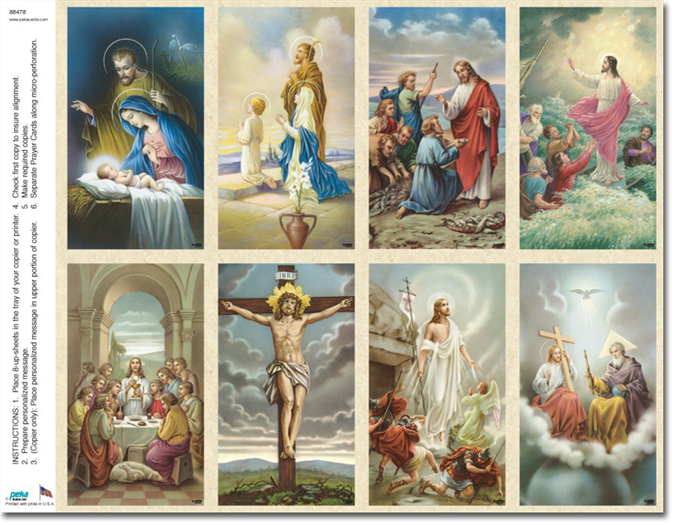 Life of Christ Prayer Cards Assortment