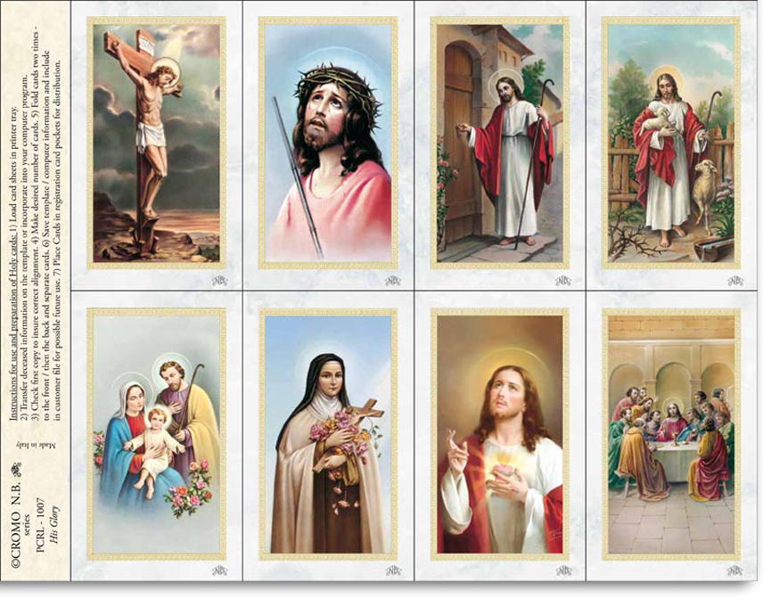 His Glory Prayer Cards