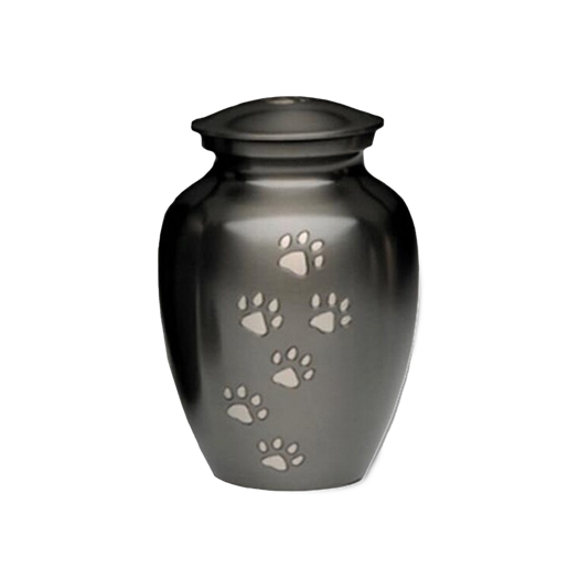 Slate Paw Print Pet Token Keepsake Urn