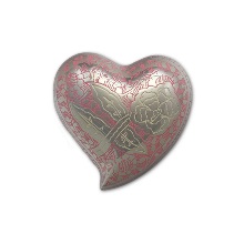 Rosebud Heart Token Urn